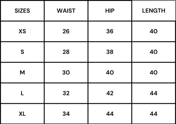 Size guide